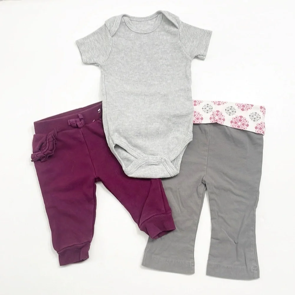 Kyle & Deena/Garanimals/Yoga Sprout mix-and-match baby girls outfits